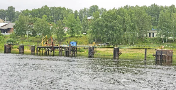 River Hajózható Oroszországban Július 2015 Oroszország — Stock Fotó