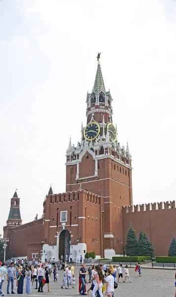 Архитектура Красная Площадь Москвы Июля 2016 Россия — стоковое фото