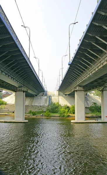 Bridges River Moscow July 2016 Russia — Stock Photo, Image