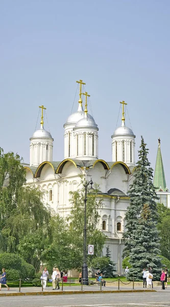 Vue Des Bâtiments Jardins Kremlin Moscou Russie — Photo