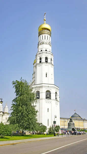 Weergave Van Gebouwen Tuinen Van Het Kremlin Moskou Rusland — Stockfoto