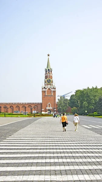 Вид Здания Сады Кремля Москва Россия — стоковое фото