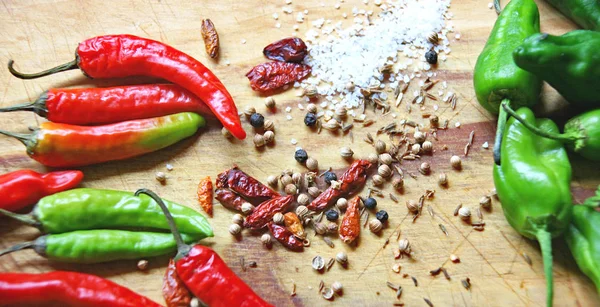 Paprika Paprika Ingrediënten Voor Keukens Juli 2016 Barcelona Catalunya Spanje — Stockfoto