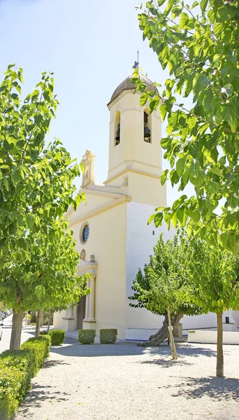 Heiligtum Unserer Dame Von Vinyet Sitges Uhr August 2016 Barcelona — Stockfoto