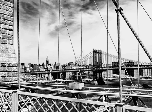 Brooklyn Bridge Manhattan Juni 2014 New York Usa — Stockfoto