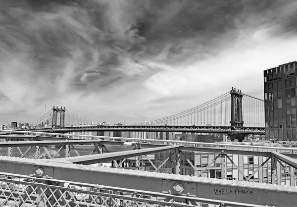 Brooklyn Bridge Manhattan Června 2014 New York Usa — Stock fotografie