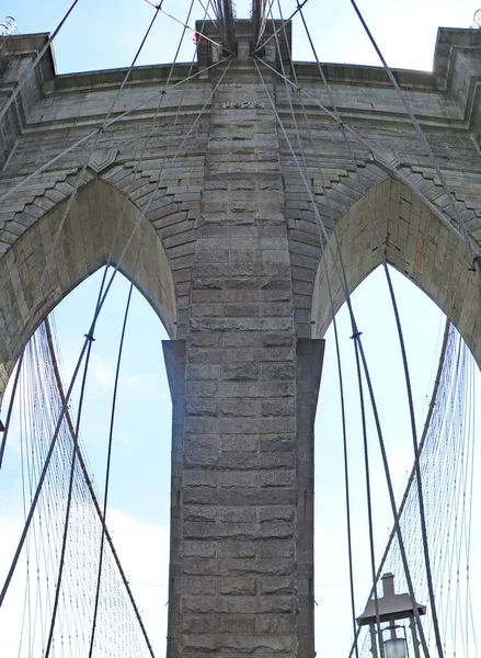 Brooklyn Bridge Manhattan Juli 2015 New York Usa — Stockfoto