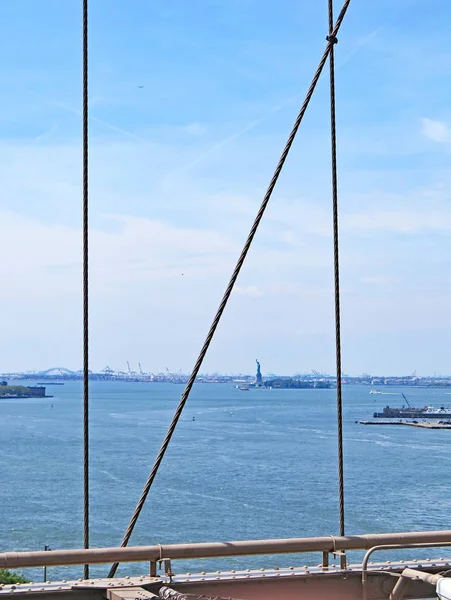 Brooklyn Bridge Manhattan Juli 2015 New York Usa — Stockfoto