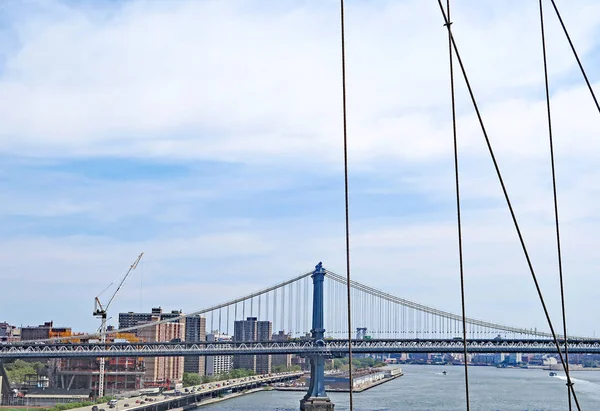 Brooklyn Bridge Manhattan Juli 2015 New York Usa — Stockfoto