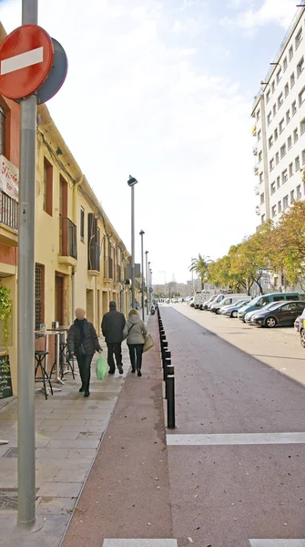Maison Individuelle Dans Quartier Clot Barcelone Catalogne Espagne Europe — Photo