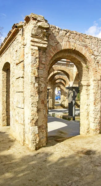 Parque Jardines Del Barrio Clot Barcelona Cataluña España Europa —  Fotos de Stock