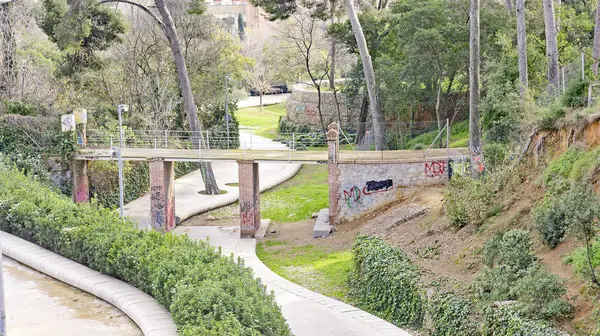 Jardins Joan Raventos Barcelona Catalunha Espanha Europa — Fotografia de Stock