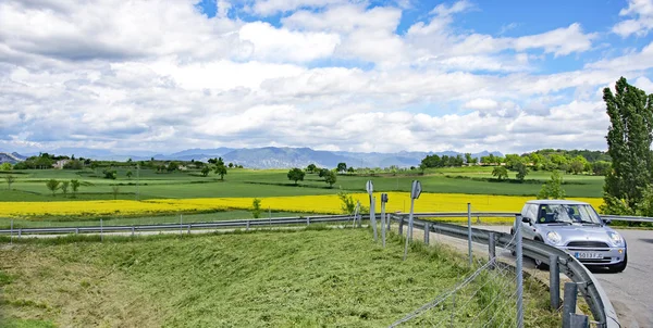 Paesaggio Nella Regione Osona Barcellona Ore Giugno 2017 Catalogna Spagna — Foto Stock