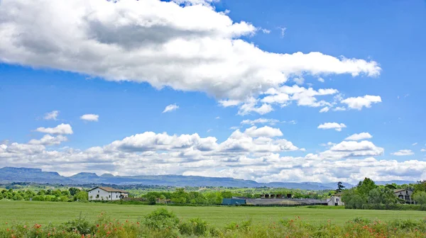 Paisaje Región Osona Barcelona Junio 2017 Catalunya España — Foto de Stock