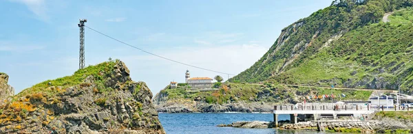 Cudillero Panoramik Asturias Prensliği Mayıs 2015 Spanya Avrupa — Stok fotoğraf