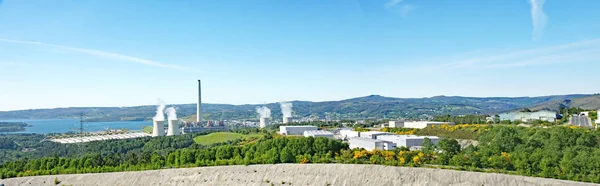 Elektrownia Atomowa Pontes Mosty Garca Rodriguez Crua Godz Czerwca 2015 — Zdjęcie stockowe