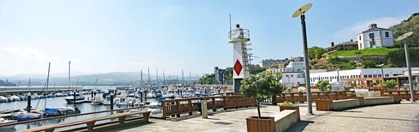 Farol Illa Pancha Ria Ribadeo Lugo Maio 2015 Galiza Espanha — Fotografia de Stock