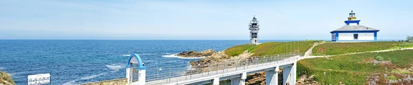 Farol Illa Pancha Ria Ribadeo Lugo Maio 2015 Galiza Espanha — Fotografia de Stock