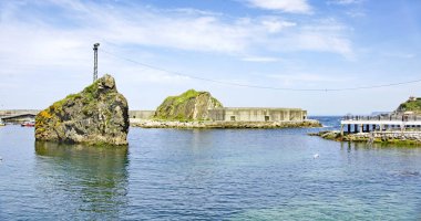 Asturias Prensliğinde Cudillero, 12: 15. ; 15 Mayıs 2015; İspanya, Avrupa
