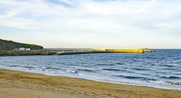 Luanco Beach Května 2015 Asturské Knížectví Asturie Španělsko Evropa — Stock fotografie