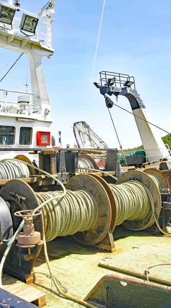 Barche Pesca Nel Porto Aviles Ore Maggio 2015 Principato Delle — Foto Stock