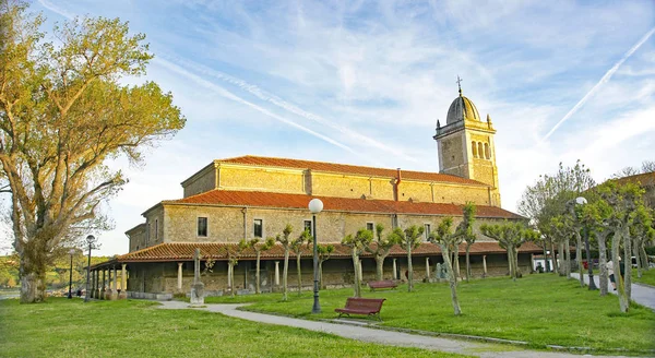 Eglise Santa Mara Luanco Dans Principauté Des Asturies Mai 2014 — Photo