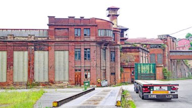Langreo Panoramik, 18: 45. ; 24 Haziran 2017; Asturias Prensliği, Asturias, İspanya, Avrupa