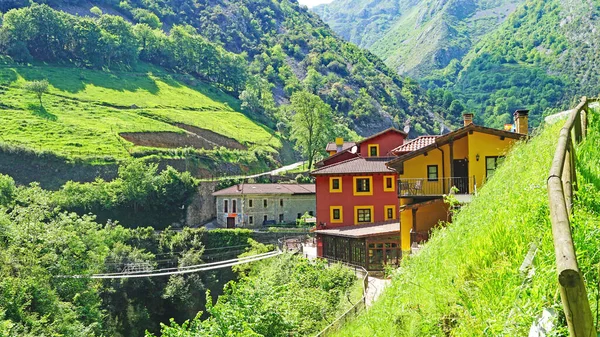 Los Beyos Ponga Gorge Maj 2018 Księstwo Asturii Asturia Hiszpania — Zdjęcie stockowe