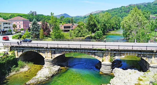 Landschaft Von Cangas Onis Uhr Mai 2018 Fürstentum Asturien Asturien — Stockfoto