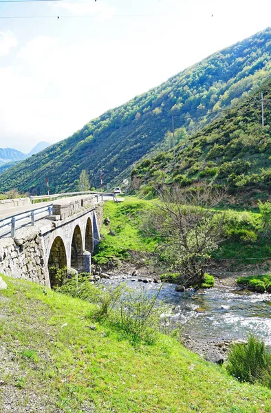 Orzafloden Landskapet Picos Europa Maj 2018 Provinsen Len Kommunen Castilla — Stockfoto