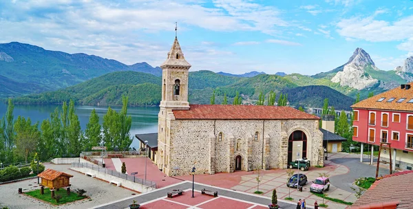 Riao Daki Santa Agueda Kilisesi Haziran 2017 Asturias Prensliği Asturias — Stok fotoğraf