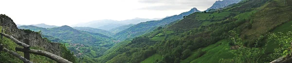 Ausblick Auf Die Asturische Landschaft Uhr Juni 2017 Fürstentum Asturien — Stockfoto