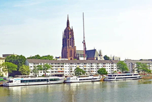 Frankfurt Panoramic Junio 2016 Alemania Europa —  Fotos de Stock