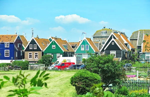 Panormica Ciudad Monnickendam Godz Junio 2016 Holanda Pases Bajos Europa — Zdjęcie stockowe