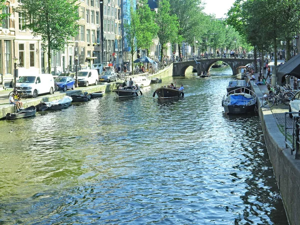 Amsterdam Panorama Julho 2016 Holanda Holanda Europa — Fotografia de Stock