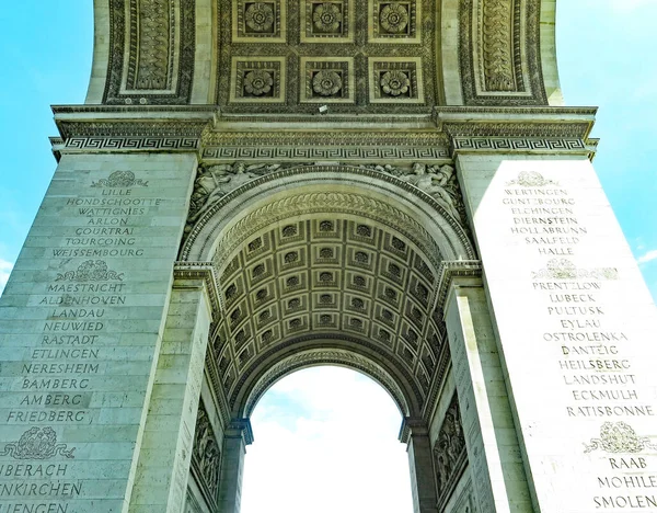 Paris Arc Triomphe Липня 2016 Франція Європа — стокове фото