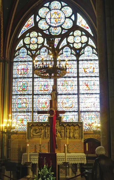 Katedrála Notre Dame Července 2018 Paříž Francie Evropa — Stock fotografie