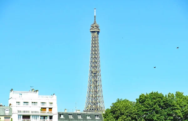 Ейфелева Вежа Julio 2016 Париж Франція Європа — стокове фото