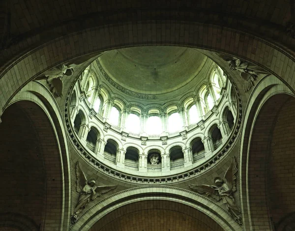 View Basilica Sacred Heart August 2017 Paris France Europe — Stock Photo, Image