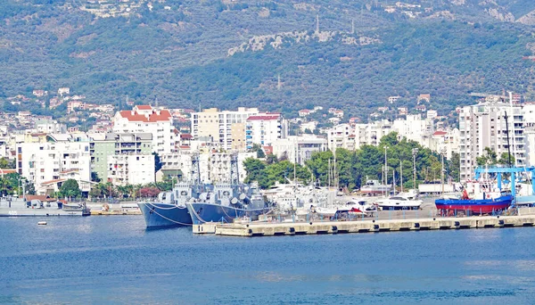 Port Adria 2018 Július Bar Montenegró Balkán Félsziget Európa — Stock Fotó