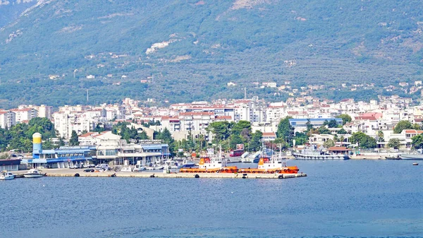 Порт Адрия Июля 2018 Бар Черногория Балканский Полуостров Европа — стоковое фото