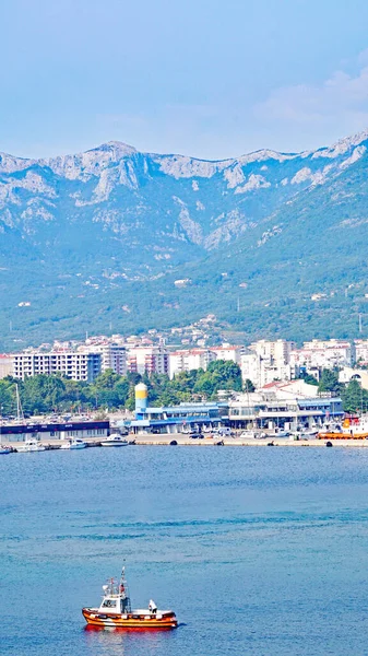 Adria Limanı Temmuz 2018 Bar Karadağ Balkan Yarımadası Avrupa — Stok fotoğraf