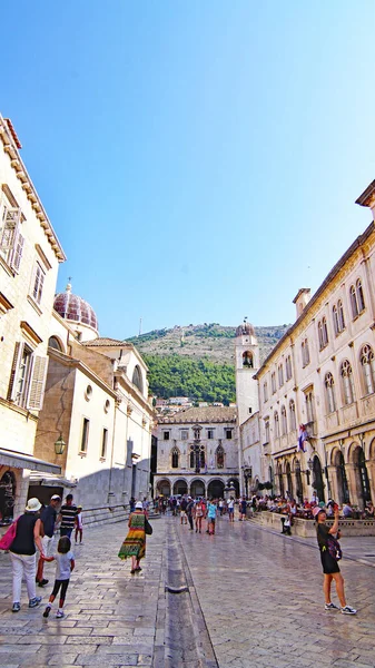 Översikt Över Dubrovnik Kroatien Juli 2016 Europa — Stockfoto