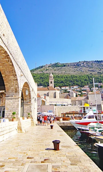 Dubrovnik Horvátország Áttekintése 2016 Július Európa — Stock Fotó