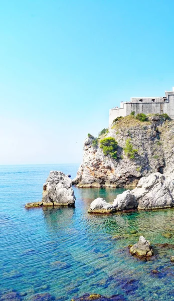 Panoramica Dubrovnik Croazia Luglio 2016 Europa — Foto Stock