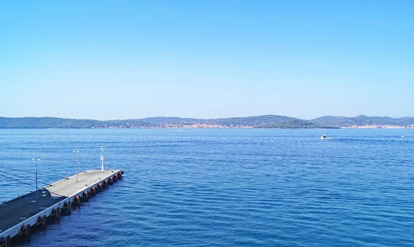 Vista Das Ruas Becos Zadar Agosto 2018 Dalmácia Croácia Europa — Fotografia de Stock