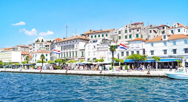 Vista Las Calles Callejones Zadar Agosto 2018 Dalmacia Croacia Europa —  Fotos de Stock