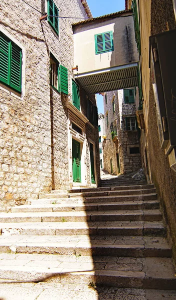 View Streets Alleys Zadar August 2018 Dalmatia Croatia Europe — Stock Photo, Image