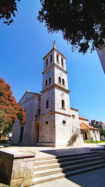 Vista Das Ruas Becos Zadar Agosto 2018 Dalmácia Croácia Europa — Fotografia de Stock