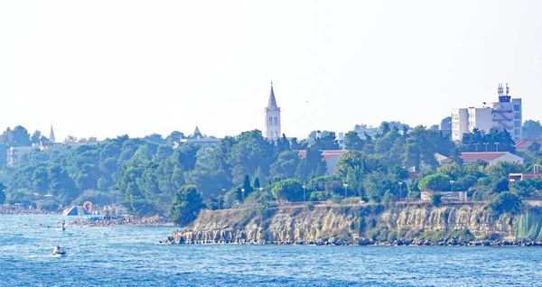 Vista Das Ruas Becos Zadar Agosto 2018 Dalmácia Croácia Europa — Fotografia de Stock